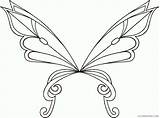 Coloring4free Wing sketch template