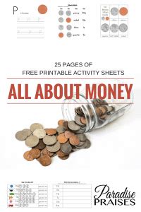 money printables homeschool printables