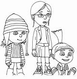 Coloring Despicable Pages Printable Kids Minions Color Minion Gru Colouring Print Girls Daughters Patlu His Sister Grus Big Motu Drawing sketch template