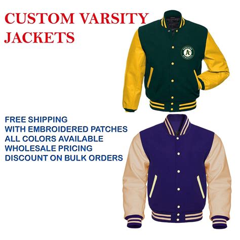 design   varsity jacket custom letterman jackets  etsy uk