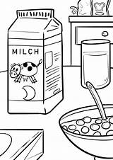 Milch Malvorlage Trinken Malvorlagen Ausmalbilder sketch template