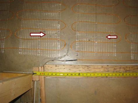 install redundant backup temperature sensors  radiant heated floors  project closer