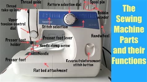 sewing machine parts   functions youtube