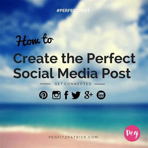 create  perfect social media post