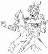 Ultraman Coloring Pages Boys Enchanting Angels Little sketch template
