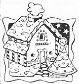 Coloring Pages House Gingerbread Christmas Printable Print Colouring Color Sheets Man Book Girls Library Clipart Gif Popular Coloringhome Choose Board sketch template