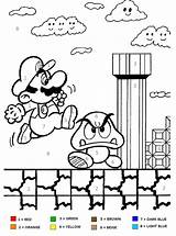 Bros Pages Worksheets Ausmalbilder Squared Malvorlagen Luigi Zahlen Eltern Nintendo Warten Großartig Nächste Motive Abenteuer Mandala Division Abrir sketch template