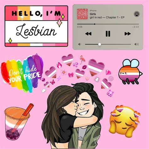 Download Lesbian Aesthetic Lovers Artwork Wallpaper