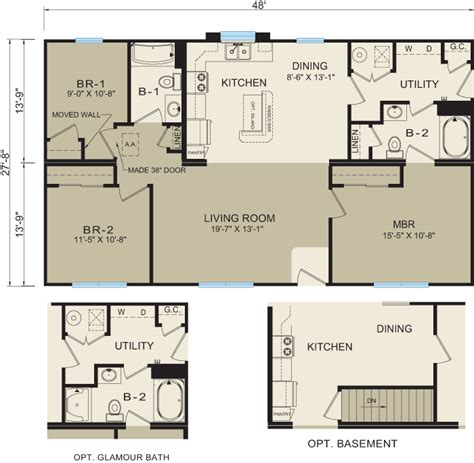 michigan modular home floor plan  floor plans family house plans cabin floor plans