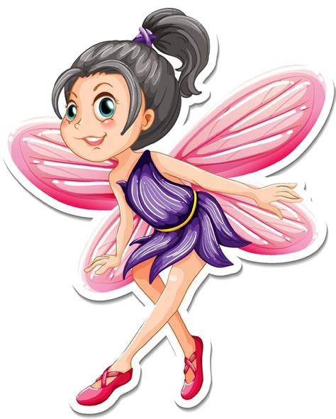 cartoon fairy characters ~ beautiful fairy cartoon character sticker