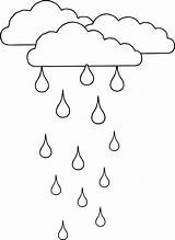Rain Coloring Pages Printable Cloud Drawing Rainy Clouds Drops Boots Weather Stratus Colouring Color Raindrop Vector Raindrops Getdrawings Getcolorings Print sketch template