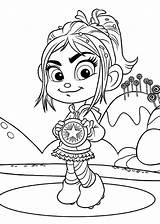 Ralph Coloring Wreck Vanellope Pages Rush Sugar Von Printable Schweetz Animation Movies Medal Got Kids Drawing Color Drawings Print Getcolorings sketch template