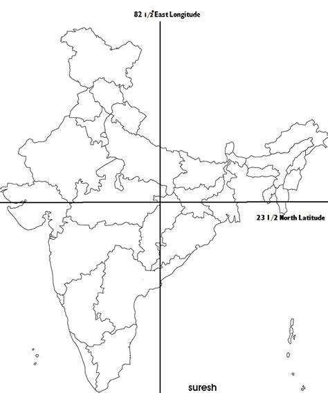 india map  latitude  longitude gambaran