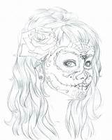 Coloring Pages Frida Kahlo Makeup Printable Face Portrait Getcolorings Self Getdrawings Colorings sketch template