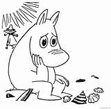 Coloring Pages Moomins Coloring4free Cartoons Cl Printable Related Posts sketch template