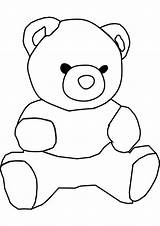 Teddy Bear Coloring Outline Draw Bears Pages Teddybear Kids Face Color Clipart Shapes Head Printable Clipartmag Round Shape sketch template