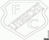 Utrecht Fc Emblem Football Eredivisie Coloring Emblems Dutch League Pages Logo Oncoloring sketch template
