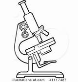 Microscope Clipart Clip Illustration Microscopy Simple Coloring Pages Illustrationsof Template Sketch Royalty Rf Clipground Biology Perera Lal Cliparts Printable Credit sketch template