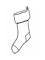 Christmas Coloring Stocking Stockings Pages sketch template