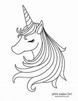 Unicorn Coloring Pages Print Magical Printable Color Fun Enhjørning Colouring Puppy Kids Unicorns Ultimate Collection Malebøger Coloringpages Choose Board Printcolorfun sketch template