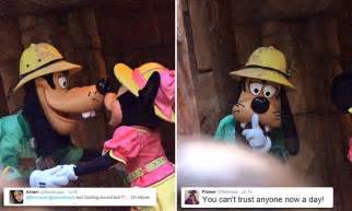 minnie mouse cheats on partner mickey with his best friend goofy in twitter photos daily mail