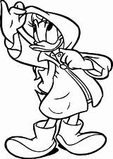 Duck Coloring Pages Raincoat Daisy Donald Dress Disney Printable Wecoloringpage Book Coloriage Mickey Info Getcolorings Color Print Boys Easy sketch template
