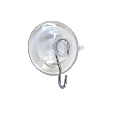 Ook 5 Lb Clear Plastic Suction Cup Hooks 3 Pack 54404 The Home Depot