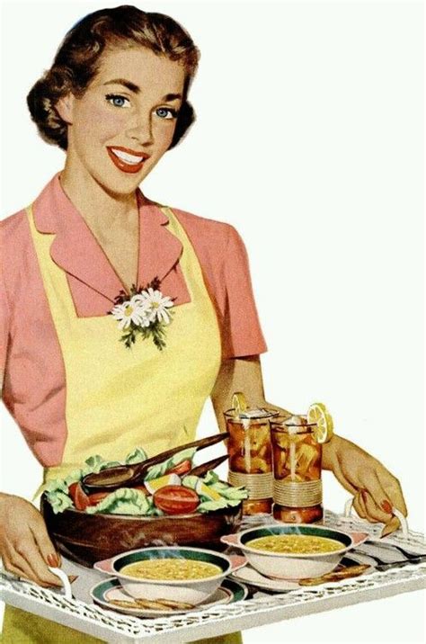 The 1950s Vintage Housewife Vintage Illustration Vintage Advertisements