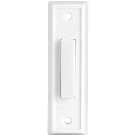 heathzenith wired led push button doorbell home hardware