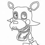 Freddy Fnaf Bonnie Mangle Animatronics Ennard Nightmare Foxy sketch template