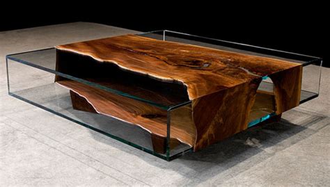 unique wood  glass furniture designs ayanahouse