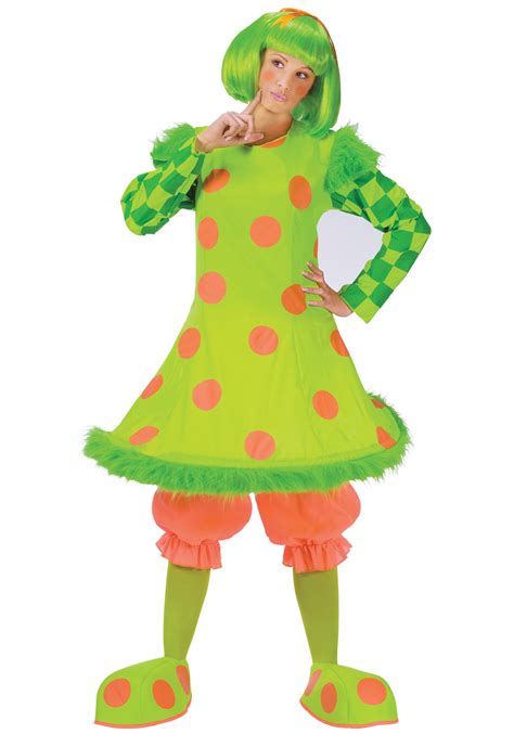 adult circus clown outfit fancy dress costume carnival