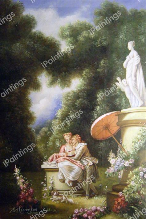 The Confession Of Love Painting By Jean Honore Fragonard Reproduction
