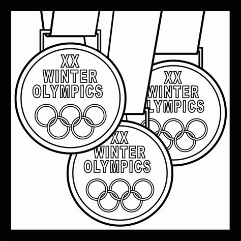 printable olympic coloring pages