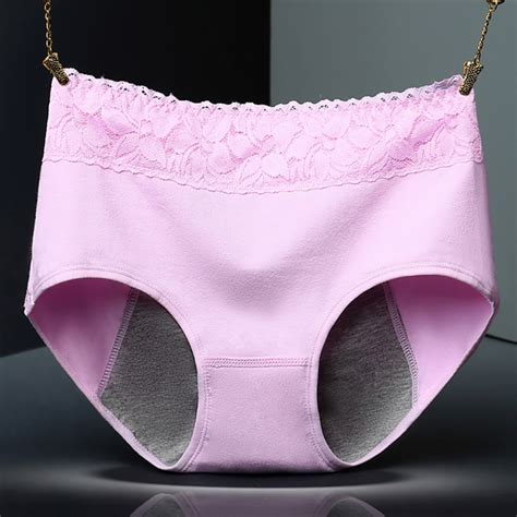 women menstrual period cotton panty waterproof underwear leakproof