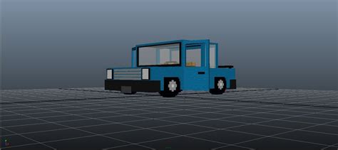 minecraft car 3d model cgtrader