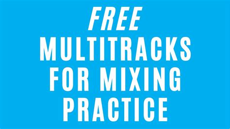 multitracks  mix  practice joe crow  audio pro