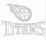 Titans Coloring Pages Logo Nfl Tennessee Printable Sheets Football Bears Lions Chicago Template Coloringfolder sketch template