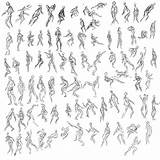 Gesture Latihan Linguaggio Intense Bahan sketch template