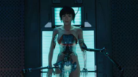 watch the first ghost in the shell full length trailer with scarlett