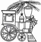 Coloring Pages Christmas Train Wagon Trains Printable Getcolorings Sheets sketch template
