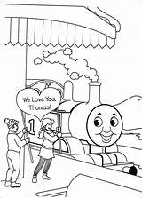 Thomas Coloring Pages Train Friends Kids Book Invention Print Printable Info Color Edison Trein Sheets Size Getdrawings Getcolorings Choose Board sketch template