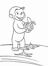 Ausmalbilder Affen Affe Kinderserien Banana Ausmalen Neugierige Zeichnen Malvorlagen Eat Zeichentrick Ausdrucken Littering Ausmalbildermalvorlagen Peel Besuchen Coloringhome sketch template