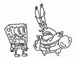Mr Spongebob Krabs Coloring Pages Disappointed Color Print Netart Getcolorings Gangsta Search sketch template