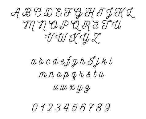 printable cursive bubble letters alphabet freebie finding mom