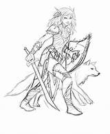 Druid Sketch Drawings Elf Commission Iara Deviantart Fantasy Character Choose Board sketch template