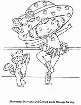 Strawberry Coloring Pages Shortcake Vintage Princess Kids Library Clipart Ballet Popular Comments sketch template