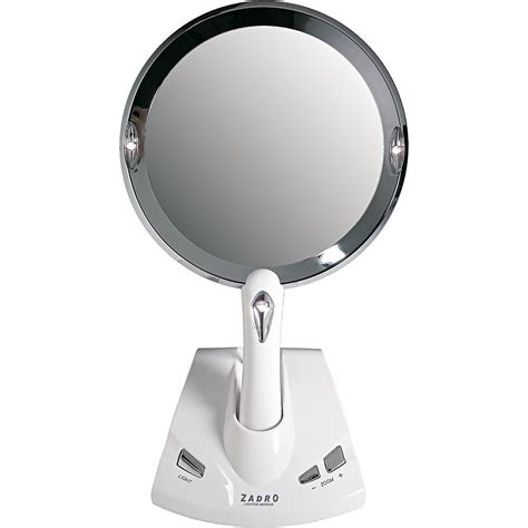 zadro lighted vanity mirror wmotorized power zoom