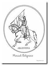 Belgrano Independencia Sarmiento sketch template