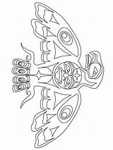 Eagle Indigenous Aboriginal Coloringhome sketch template